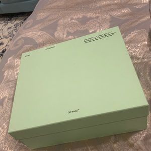 Large off white shoe box